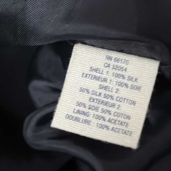 Anthropologie dress burnt orange black gray size 2 Barbie core silk - Picture 14 of 14